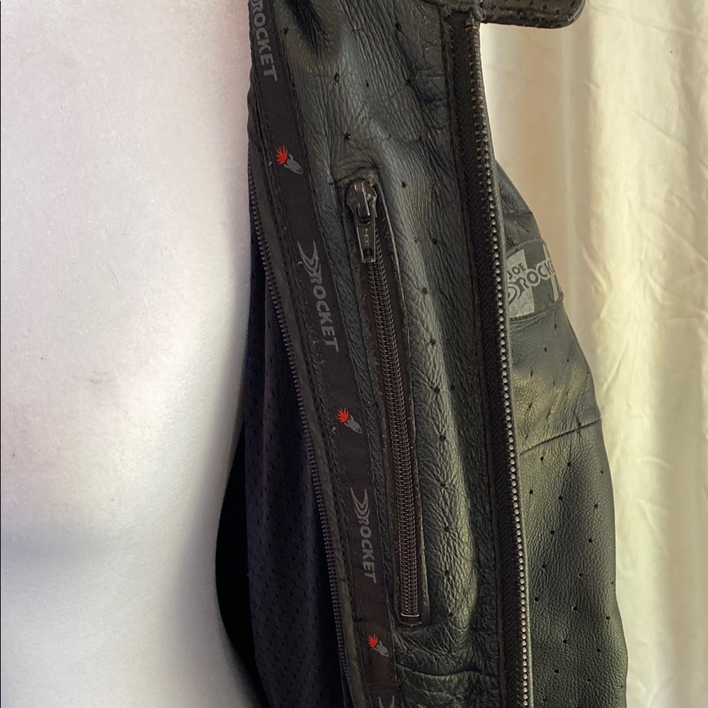 Joe Rocket Black Leather Jacket - Picture 4 of 16